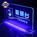 JINBAO en gros de luxe nouvelle mode personnalisée acrylique LED Light